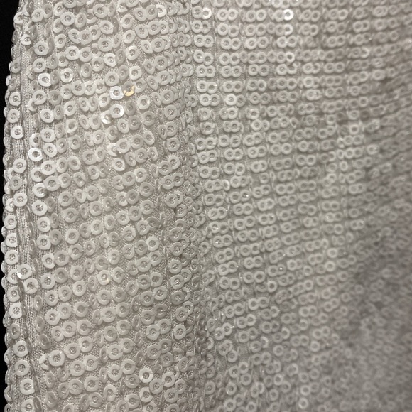 Zara Top Sequin Blouse in White size small - Picture 9 of 9